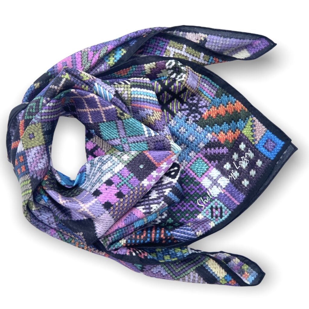 Habotai sqaure scarf